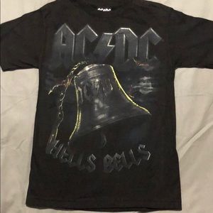 Vintage ACDC “Hell’s Bell” Back in Black Album Cover NEW w/Tag short Sleeves T